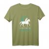 Limitierte Pferde T-Shirt Reitsport Geschenk – And into the Forest I Go, perfektes Outfit & Geschenk für Reiter, Pferdeliebhaber & Naturfans
