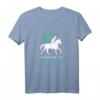 Limitierte Pferde T-Shirt Reitsport Geschenk – And into the Forest I Go, perfektes Outfit & Geschenk für Reiter, Pferdeliebhaber & Naturfans