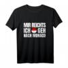 Mir Reicht's! - Ich Geh Nach Monaco T-Shirt mit Flagge - Lustiges Urlaubs- und Reisespruch für Monaco-Reisende & Urlaubsgäste