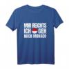 Mir Reicht's! - Ich Geh Nach Monaco T-Shirt mit Flagge - Lustiges Urlaubs- und Reisespruch für Monaco-Reisende & Urlaubsgäste