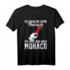 Monegassische Flagge T-Shirt | Monaco Urlaub & Souvenir | Geschenk für Monaco Fans & Liebhaber