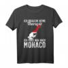 Monegassische Flagge T-Shirt | Monaco Urlaub & Souvenir | Geschenk für Monaco Fans & Liebhaber