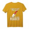 Monegassische Flagge T-Shirt | Monaco Urlaub & Souvenir | Geschenk für Monaco Fans & Liebhaber