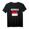 Monaco T-Shirt mit Flaggen Motiv – Stolz auf dein Heimatland bei Nationalfeiertag & Sportturnieren