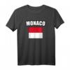 Monaco T-Shirt mit Flaggen Motiv – Stolz auf dein Heimatland bei Nationalfeiertag & Sportturnieren