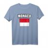 Monaco T-Shirt mit Flaggen Motiv – Stolz auf dein Heimatland bei Nationalfeiertag & Sportturnieren