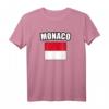 Monaco T-Shirt mit Flaggen Motiv – Stolz auf dein Heimatland bei Nationalfeiertag & Sportturnieren