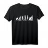 Evolution Müllmann T-Shirt – Humorvolles Berufsmotiv für Müllwerker und Müllmänner mit Mülltonne