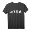 Evolution Müllmann T-Shirt – Humorvolles Berufsmotiv für Müllwerker und Müllmänner mit Mülltonne