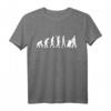 Evolution Müllmann T-Shirt – Humorvolles Berufsmotiv für Müllwerker und Müllmänner mit Mülltonne