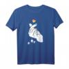 Korean Finger Heart Pansexuell LGBTQ T-Shirt - Unterstütze sexuelle Vielfalt & K-pop Kultur