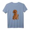 Brauner Cartoon Neufundländer T-Shirt für Hundefreunde – Lustiges Hundemotiv für Hundehalter, Kinder, Damen & Herren, ideales Geschenk zu Geburtstag & Weihnachten