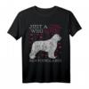Neufundländer T-Shirt - Klassisch geschnitten, doppelt genähter Saum, ideales Geschenk für Hundeliebhaber