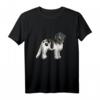 Schwarz Weißer Neufundländer oder Landseer Hund T-Shirt – Lustiges Hundemotiv für Hundeliebhaber, Herrchen & Frauchen, perfekt als Geschenk zu Geburtstag & Weihnachten