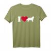 Ich liebe Neufundländer T-Shirt für Hundeliebhaber mit rotem Herz – Klassisch geschnitten, langlebig & ideal für Hundebesitzer