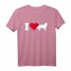 Ich liebe Neufundländer T-Shirt für Hundeliebhaber mit rotem Herz – Klassisch geschnitten, langlebig & ideal für Hundebesitzer