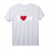 Ich liebe Neufundländer T-Shirt für Hundeliebhaber mit rotem Herz – Klassisch geschnitten, langlebig & ideal für Hundebesitzer