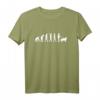 Evolution Neufundländer T-Shirt für Hundebesitzer – Klassisch geschnitten, doppelt genähter Saum, perfekt für Hundeliebhaber