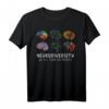 Neurodiversität Gehirn T-Shirt – Wir alle denken anders, Bewusstsein für Vielfalt und Inklusion