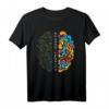 Neurodiversität T-Shirt – Vielfalt feiern und Autismus-Bewusstsein fördern, mit Gehirn-Design