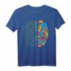 Neurodiversität T-Shirt – Vielfalt feiern und Autismus-Bewusstsein fördern, mit Gehirn-Design