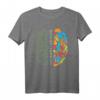 Neurodiversität T-Shirt – Vielfalt feiern und Autismus-Bewusstsein fördern, mit Gehirn-Design