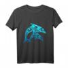 Polynesien Maori Paar Delfine Tribal Tattoo T-Shirt – Schutz, Freundschaft & Harmonie, Perfekt als Partnerlook & Geschenk für Maori-Fans
