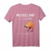 Neuseeland ist calling, and I must go... Witziges Kiwi & Neuseeland Geschenk T-Shirt für Fans & Reiseliebhaber