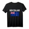 Neuseeland Flagge T-Shirt Cool Kiwi Zealander Flaggen Geschenk - Trendige Kleidung für Fans, Sport & Weihnachten