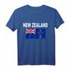 Neuseeland Flagge T-Shirt Cool Kiwi Zealander Flaggen Geschenk - Trendige Kleidung für Fans, Sport & Weihnachten