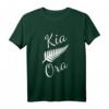 Kia Ora Maori Gruß T-Shirt mit Silberfarn - Stolzes Neuseeland Design für Kultur- und Reiseliebhaber