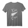 Kia Ora Maori Gruß T-Shirt mit Silberfarn - Stolzes Neuseeland Design für Kultur- und Reiseliebhaber