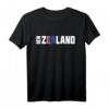 Neuseeland Flagge T-Shirt | Klassisch geschnittenes New Zealand Hemd mit doppeltem Saum