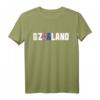 Neuseeland Flagge T-Shirt | Klassisch geschnittenes New Zealand Hemd mit doppeltem Saum