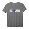 Neuseeland Flagge T-Shirt | Klassisch geschnittenes New Zealand Hemd mit doppeltem Saum