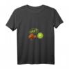 Damen Kiwi trifft Kiwi Geschenk - Neuseeländisches Kiwi T-Shirt mit V-Ausschnitt, perfekt für Kiwiliebhaber & Neuseeland-Fans