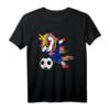 Dabbing Unicorn Neuseeland Fußball T-Shirt – Lustiges Fanshirt für Fußballfans, Trainer & Einhorn-Liebhaber bei der 2019er Meisterschaft