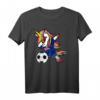 Dabbing Unicorn Neuseeland Fußball T-Shirt – Lustiges Fanshirt für Fußballfans, Trainer & Einhorn-Liebhaber bei der 2019er Meisterschaft