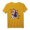 Dabbing Unicorn Neuseeland Fußball T-Shirt – Lustiges Fanshirt für Fußballfans, Trainer & Einhorn-Liebhaber bei der 2019er Meisterschaft