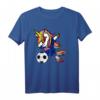 Dabbing Unicorn Neuseeland Fußball T-Shirt – Lustiges Fanshirt für Fußballfans, Trainer & Einhorn-Liebhaber bei der 2019er Meisterschaft
