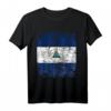 NICARAGUA Flagge T-Shirt für Damen, Herren & Kinder - Klassisch geschnitten mit doppeltem Saum