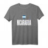 Nicaragua T-Shirt mit Flagge - Geschenk, Souvenir & Unterstützung, Langarmshirt für Erwachsene, Kinder & Jugendliche