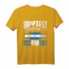 Nicaragua-Flagge Nicaraguans Happiest When Im In Nicaragua T-Shirt – Stolz auf Nicaraguans Herkunft und Kultur