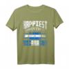 Nicaragua-Flagge Nicaraguans Happiest When Im In Nicaragua T-Shirt – Stolz auf Nicaraguans Herkunft und Kultur