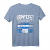 Nicaragua-Flagge Nicaraguans Happiest When Im In Nicaragua T-Shirt – Stolz auf Nicaraguans Herkunft und Kultur