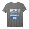 Nicaragua-Flagge Nicaraguans Happiest When Im In Nicaragua T-Shirt – Stolz auf Nicaraguans Herkunft und Kultur