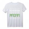 Nicht schubsen habe Pfeffi im Bauch - Lustiges Pfeffi T-Shirt für Partys, Männertag & Volksfest