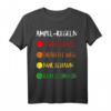 Corona-Ampel Verwirrtes Österreich T-Shirt – Humorvolles Geschenk für alle, die die Regeln nicht mehr verstehen oder ihren Unmut ausdrücken möchten