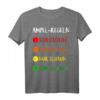 Corona-Ampel Verwirrtes Österreich T-Shirt – Humorvolles Geschenk für alle, die die Regeln nicht mehr verstehen oder ihren Unmut ausdrücken möchten