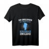 Damen Emslaender Spruch Nordrhein Westfalen NRW T-Shirt mit V-Ausschnitt - Lustiges Motiv für Emsländer, Papa & Opa